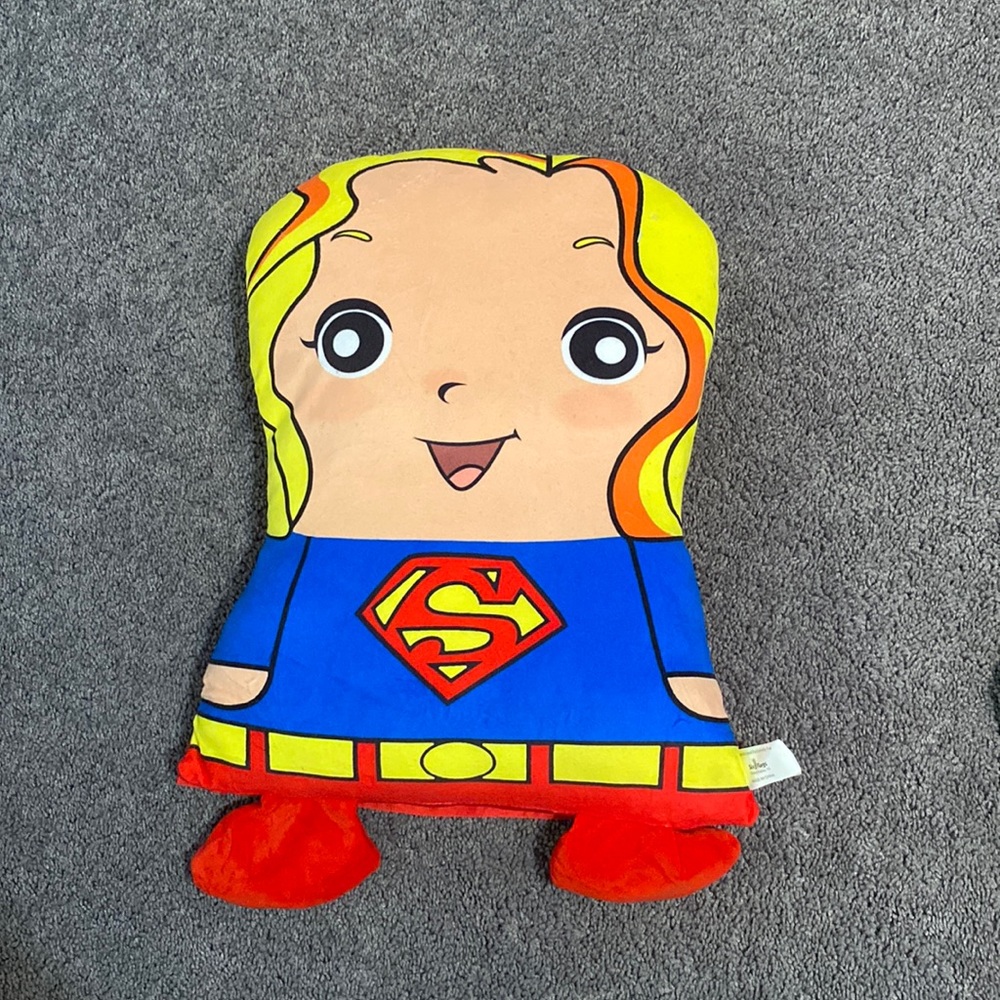 Superman plush pillow